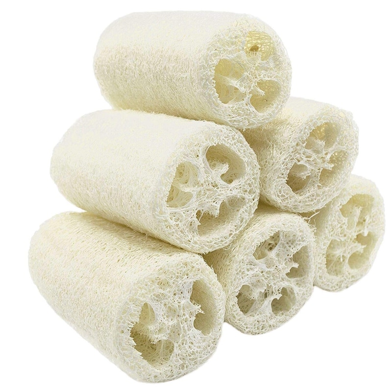 Exfoliating Organic Loofahs (6pcs)