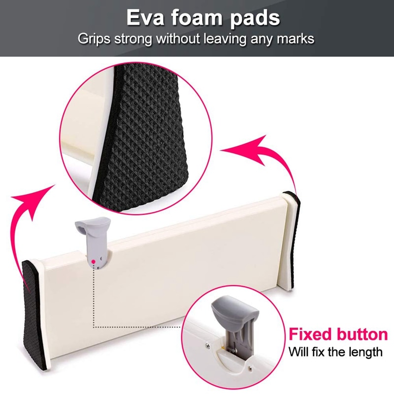Expandable Drawer Dividers Set (5pcs) Expandable Drawer Dividers Set (5pcs)