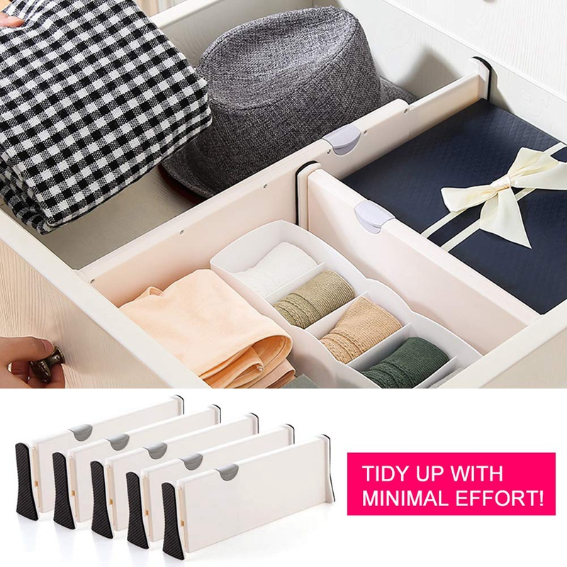 Expandable Drawer Dividers Set (5pcs) Expandable Drawer Dividers Set (5pcs)