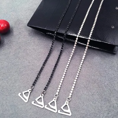 Extendable Metal Rhinestone Bra Straps Extendable Metal Rhinestone Bra Straps