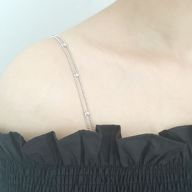 Extendable Metal Rhinestone Bra Straps Extendable Metal Rhinestone Bra Straps
