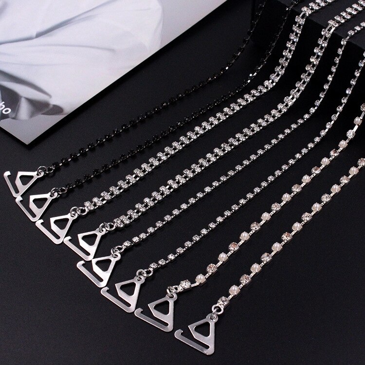 Extendable Metal Rhinestone Bra Straps Extendable Metal Rhinestone Bra Straps