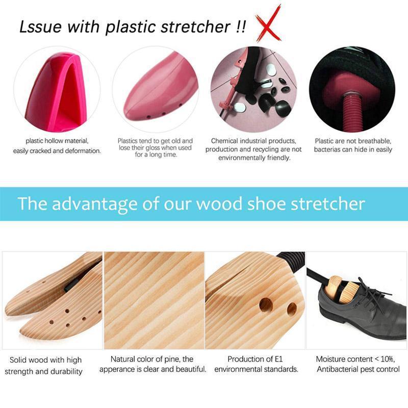 Extendable Wooden Shoe Stretcher