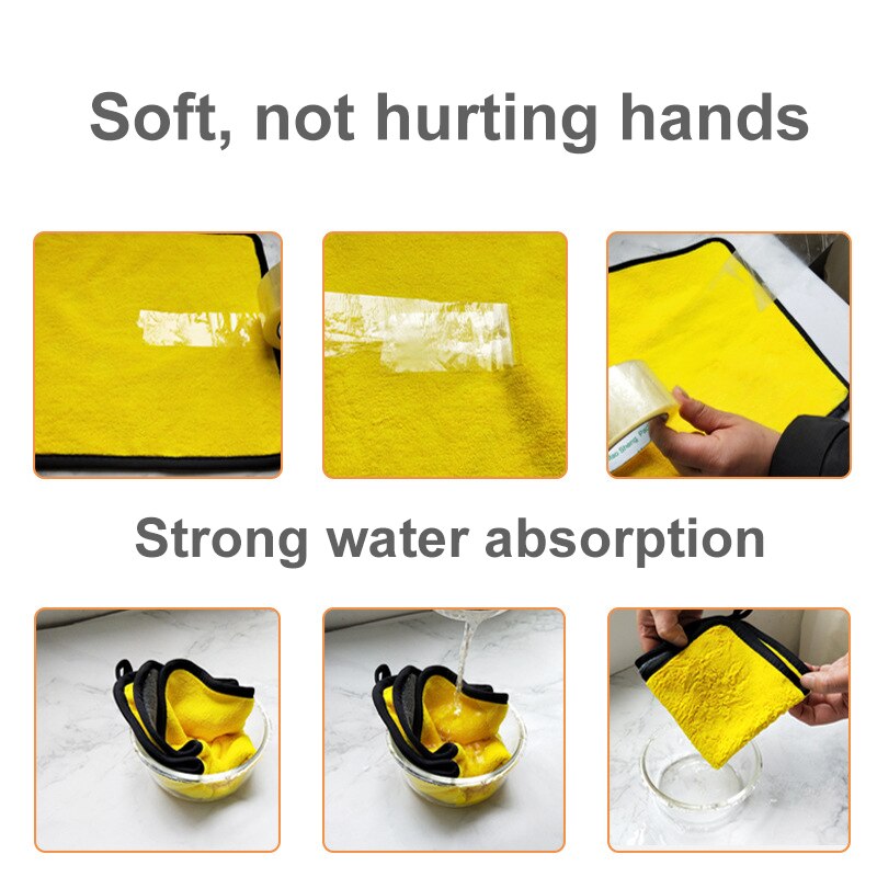 Extra Soft Microfiber Car Cloths (3 pcs)