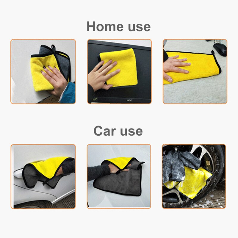 Extra Soft Microfiber Car Cloths (3 pcs)