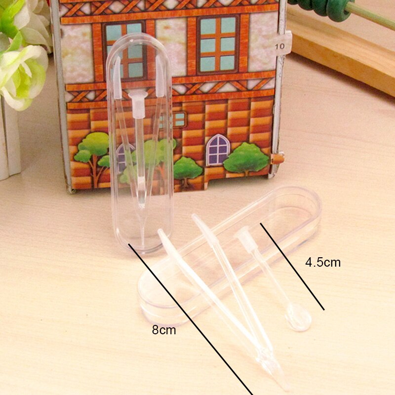 Eye Contact Tweezers with Suction Stick and Case