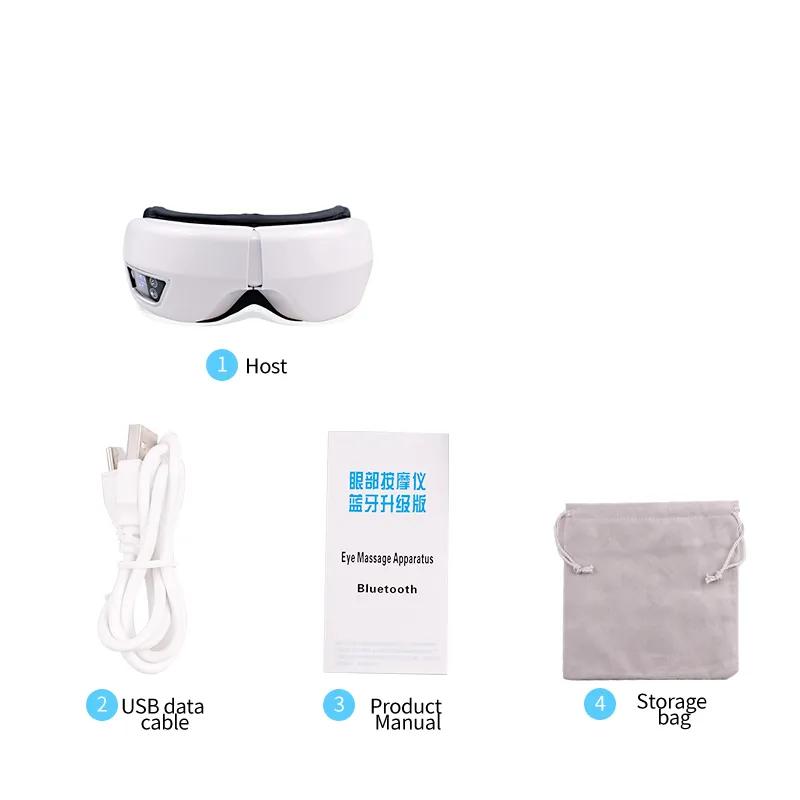 Eye Massager With Heat Smart Airbag Vibration Eye Care Compress Bluetooth Music Eye Massage Relax Fatigue Foldable