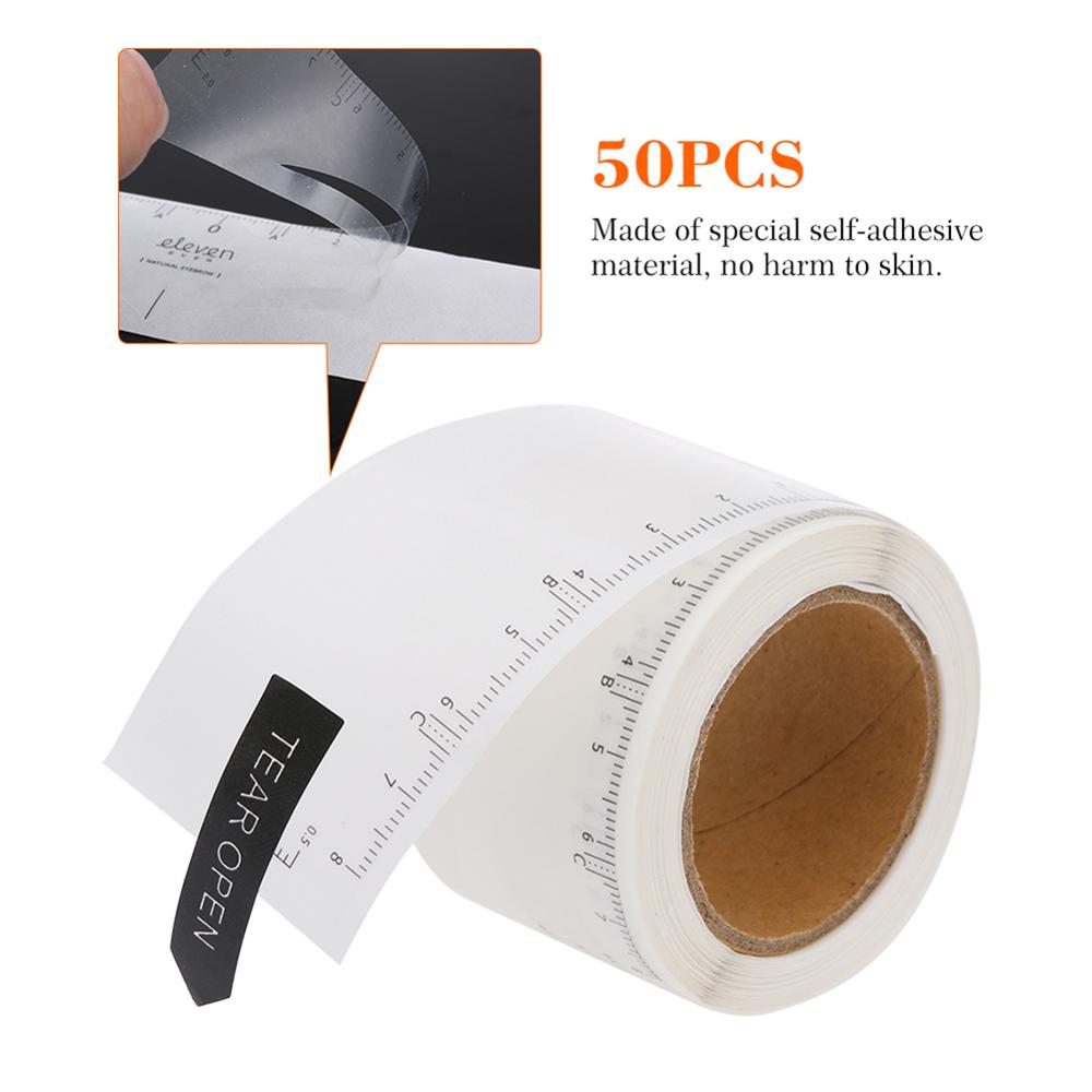 Eyebrow Ruler Microblading Guide (50 pcs) Eyebrow Ruler Microblading Guide (50 pcs)