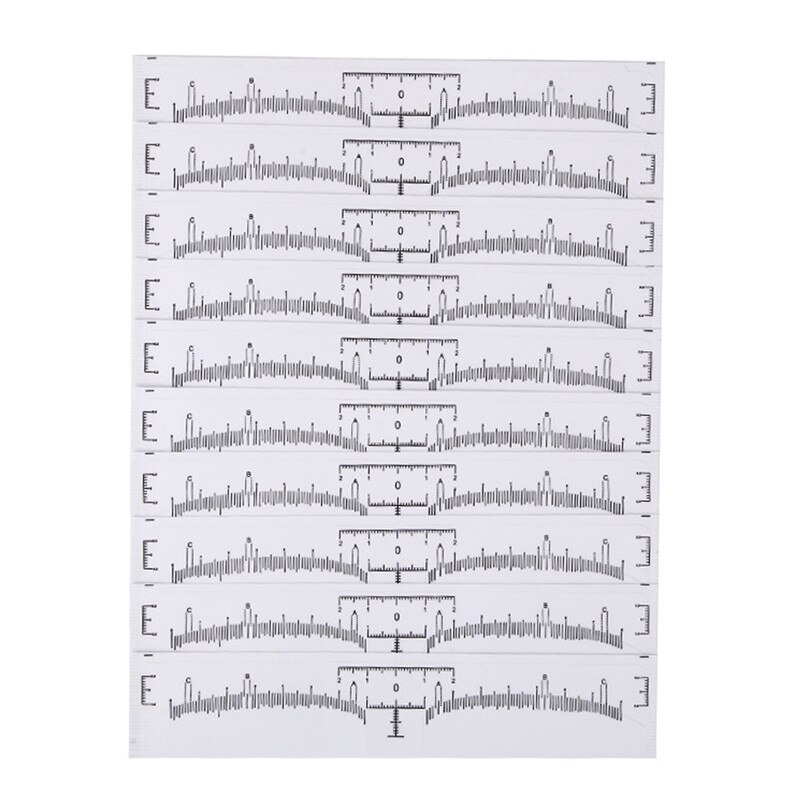 Eyebrow Rulers Sheets (50pcs) Eyebrow Rulers Sheets (50pcs)