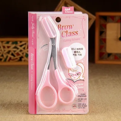 Eyebrow Trimmer Scissors with Comb Eyebrow Trimmer Scissors with Comb