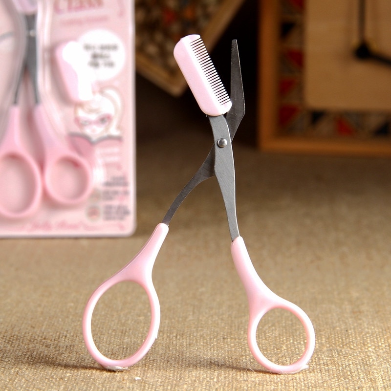 Eyebrow Trimmer Scissors with Comb Eyebrow Trimmer Scissors with Comb
