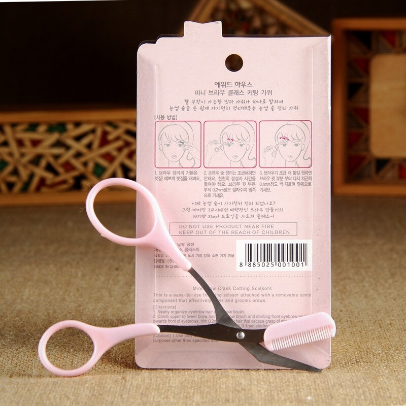 Eyebrow Trimmer Scissors with Comb Eyebrow Trimmer Scissors with Comb