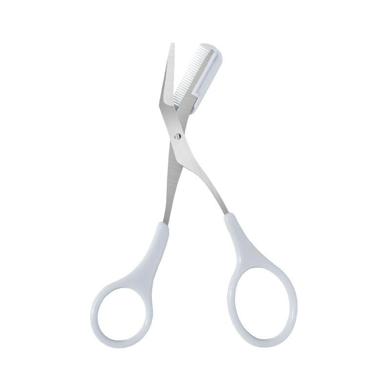 Eyebrow Trimming Scissors with Comb