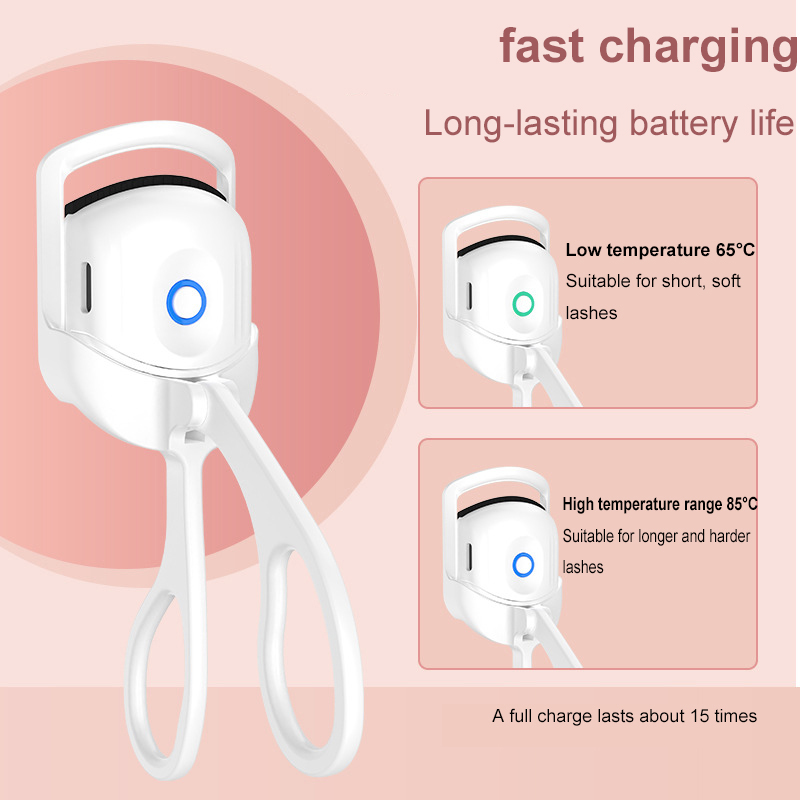 Eyelash Curler Portable Electric Heated Comb Eye Lash Perm Long Lasting Eyelashes Curls Thermal Eyelash Curler Makeup Eyelash Curler Portable Electric Heated Comb Eye Lash Perm Long Lasting Eyelashes Curls Thermal Eyelash Curler Makeup