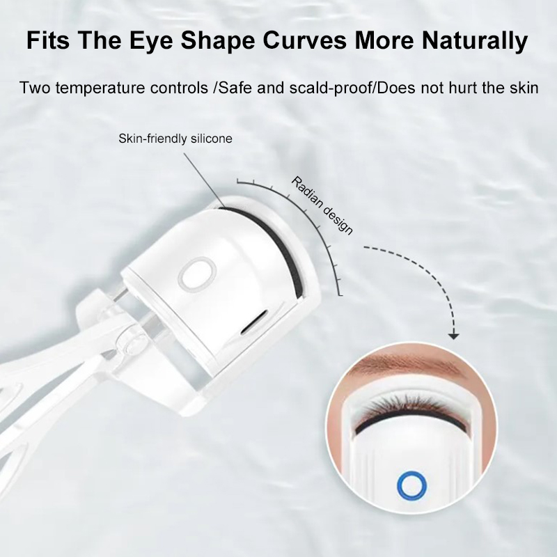 Eyelash Curler Portable Electric Heated Comb Eye Lash Perm Long Lasting Eyelashes Curls Thermal Eyelash Curler Makeup Eyelash Curler Portable Electric Heated Comb Eye Lash Perm Long Lasting Eyelashes Curls Thermal Eyelash Curler Makeup