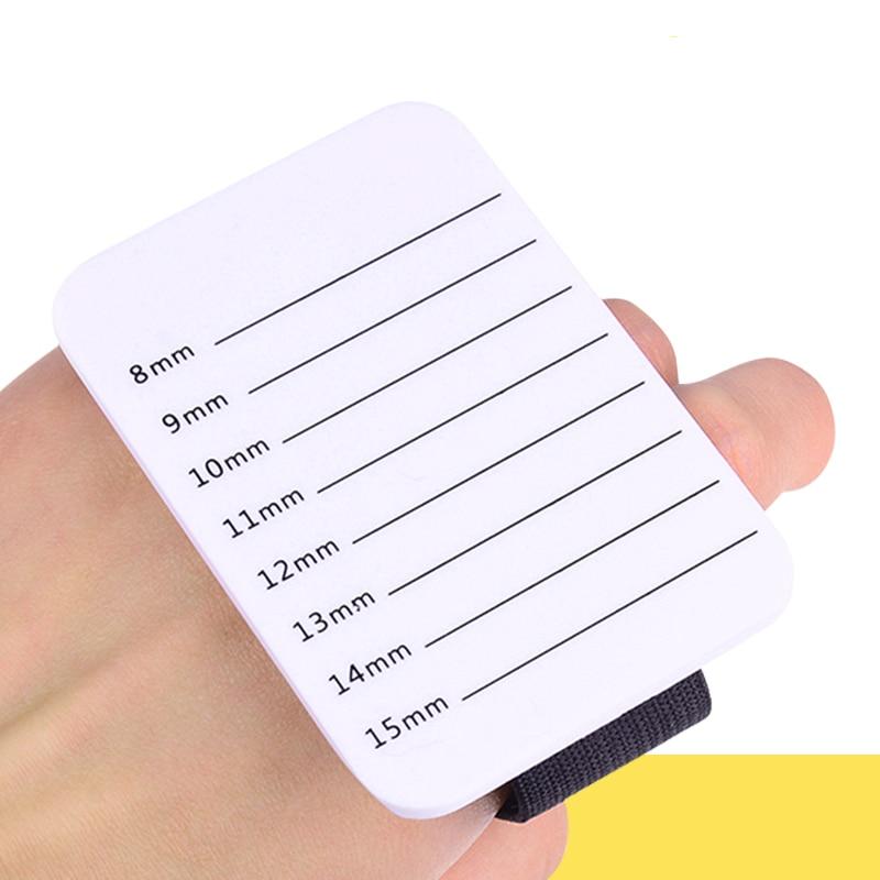 Eyelash Palette with Size Labels