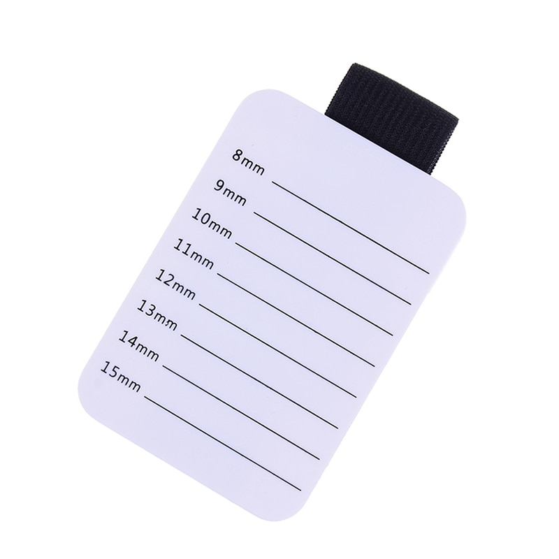 Eyelash Palette with Size Labels