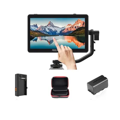 F6 Plus V2 6′ On-camera DSLR Field Monitor Touch Screen Monitor with HDR 3D Lut IPS FHD 1920×1080 Video Focus Assis
