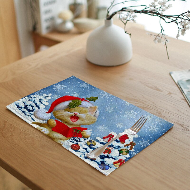 Fabric Christmas Table Placemat