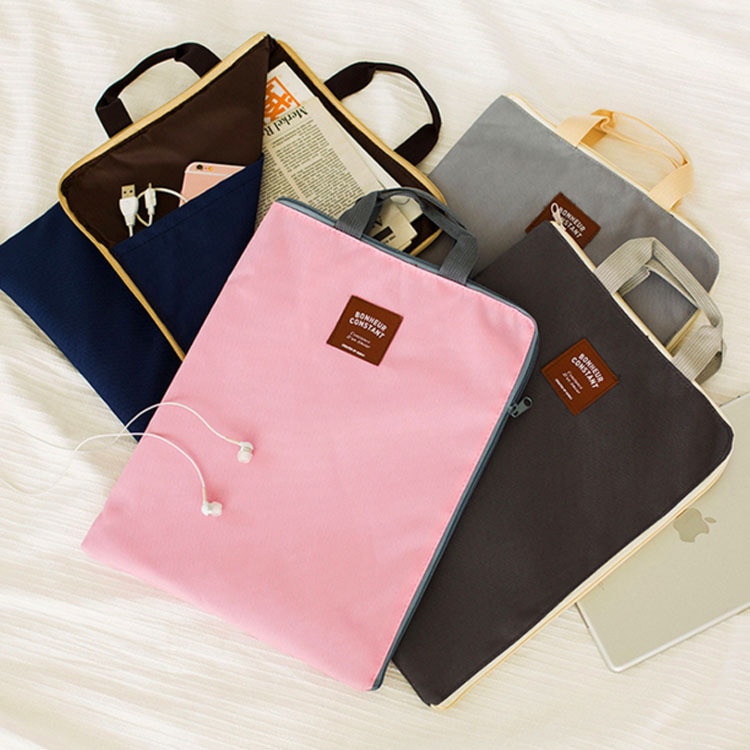 Fabric Document Holder Reusable File Pouch Fabric Document Holder Reusable File Pouch
