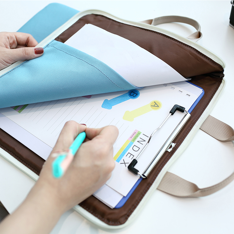 Fabric Document Holder Reusable File Pouch Fabric Document Holder Reusable File Pouch