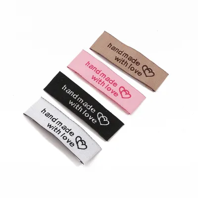 Fabric Handmade Labels for Sewing (20pcs) Fabric Handmade Labels for Sewing (20pcs)