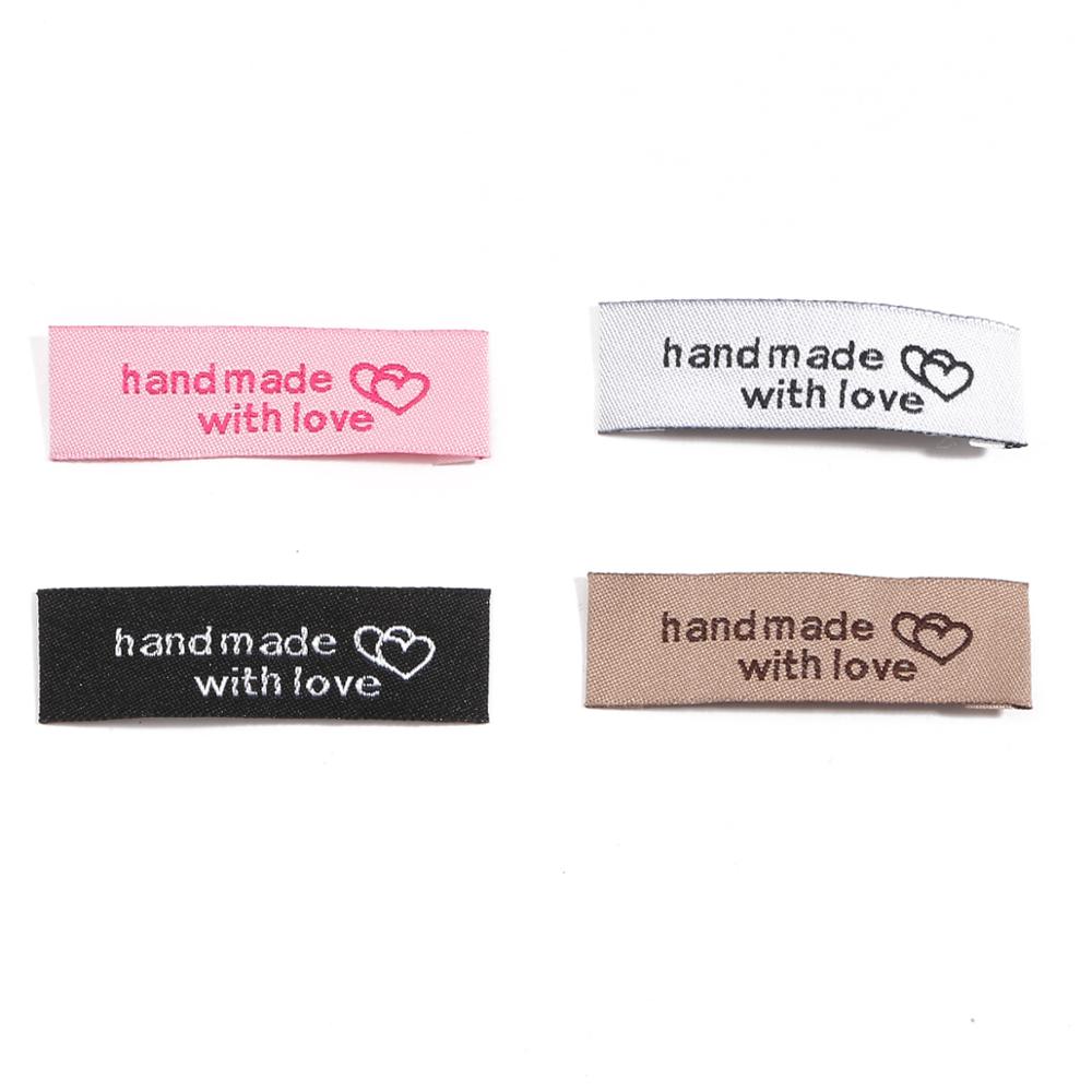 Fabric Handmade Labels for Sewing (20pcs) Fabric Handmade Labels for Sewing (20pcs)
