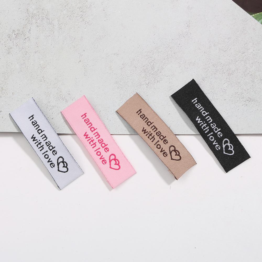 Fabric Handmade Labels for Sewing (20pcs) Fabric Handmade Labels for Sewing (20pcs)