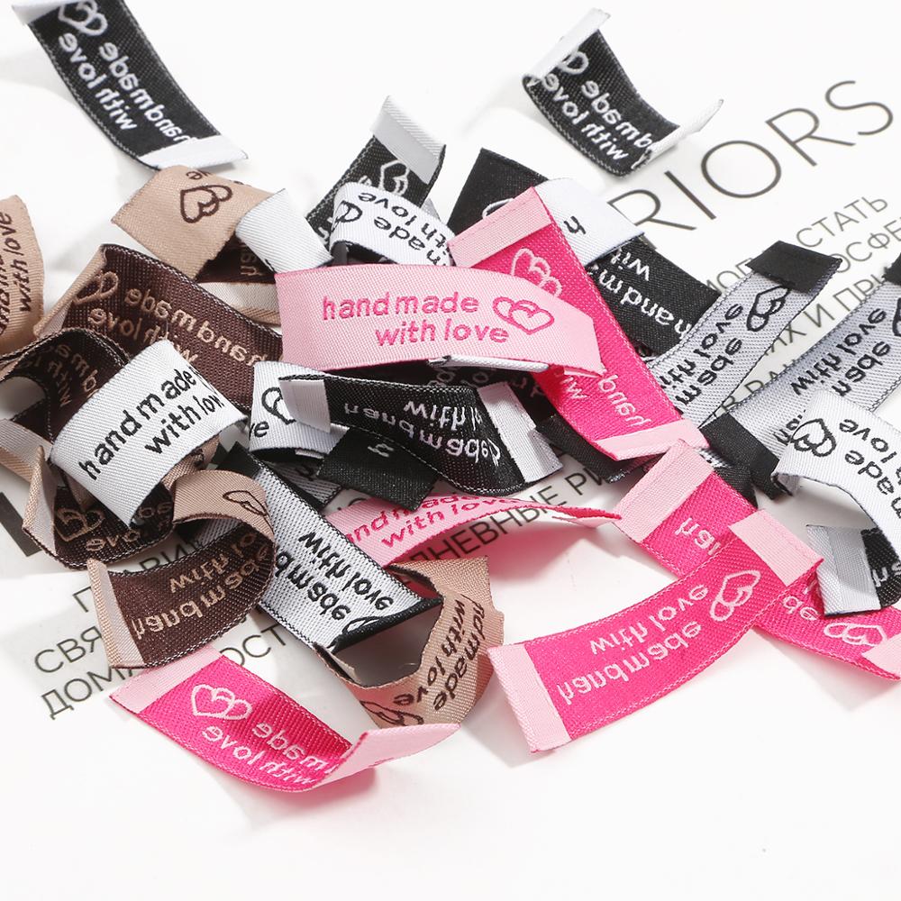 Fabric Handmade Labels for Sewing (20pcs) Fabric Handmade Labels for Sewing (20pcs)