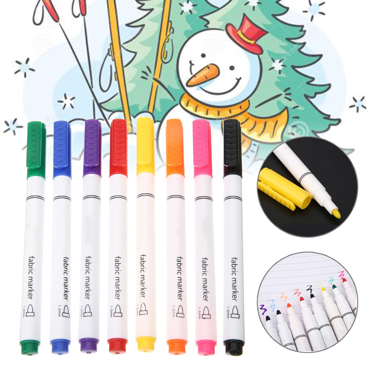 Fabric Pens T-shirt Markers (8pcs) Fabric Pens T-shirt Markers (8pcs)