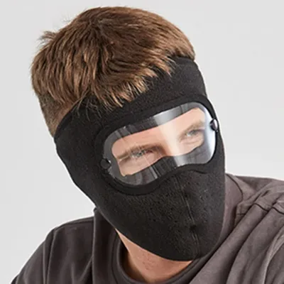 Face Mask Autumn Winter Fashion Fleece Outdoor Riding Windproof Warm Cold Resistant High-definition Goggles Anti Fog Face Mask Autumn Winter Fashion Fleece Outdoor Riding Windproof Warm Cold Resistant High-definition Goggles Anti Fog