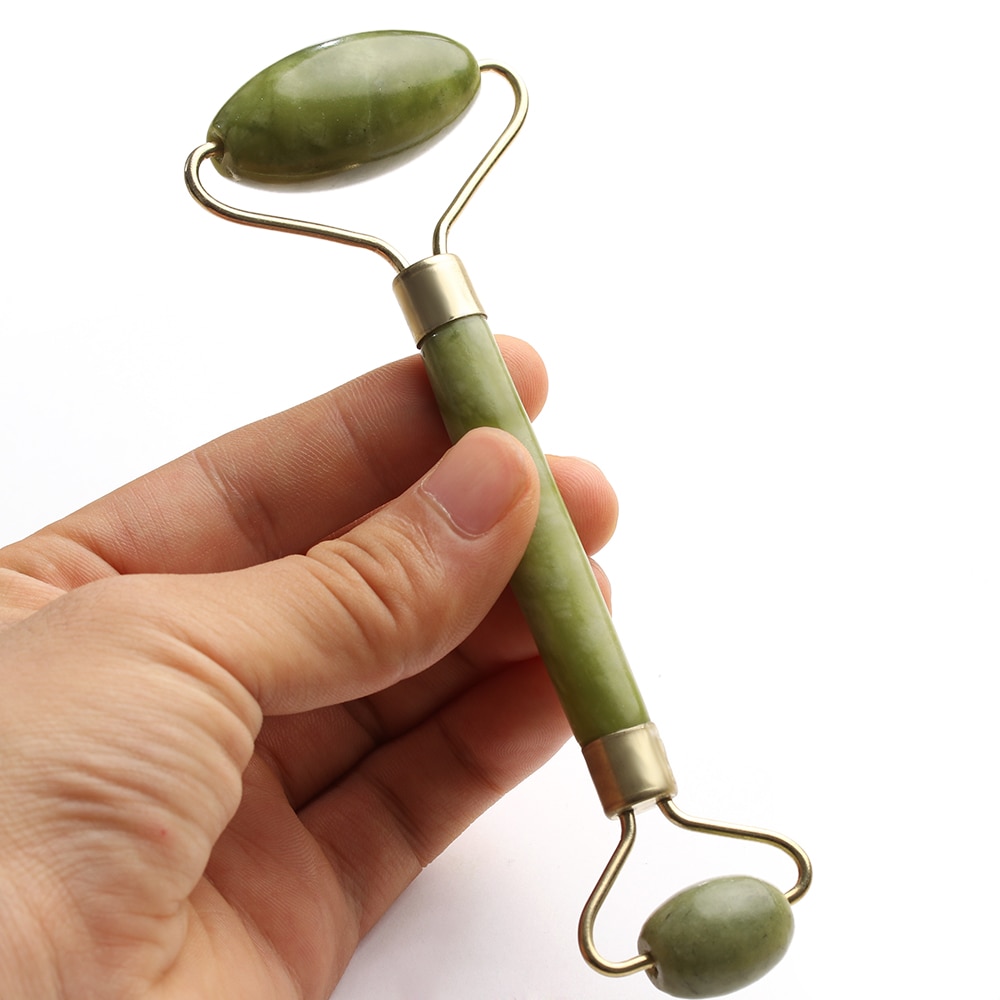 Face Massager Jade Double Roller Face Massager Jade Double Roller