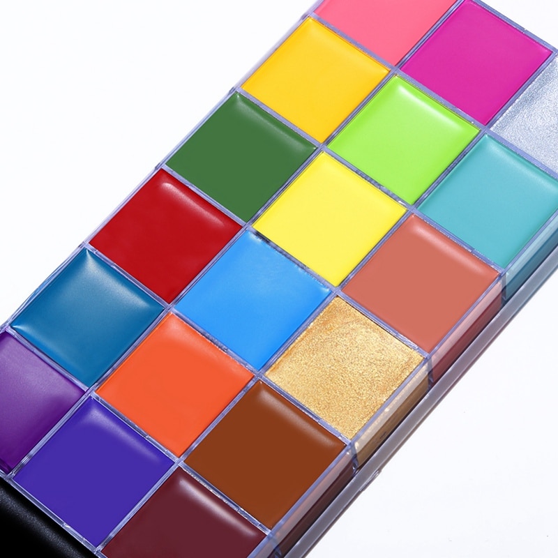 Face Paint Palette 20 Colors Party Makeup Face Paint Palette 20 Colors Party Makeup