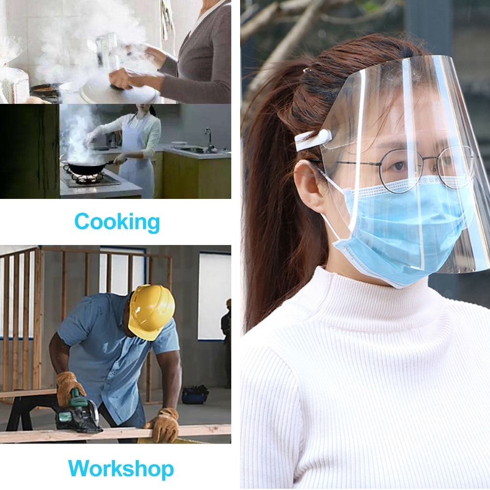 Face Shield Transparent Face Cover Face Shield Transparent Face Cover