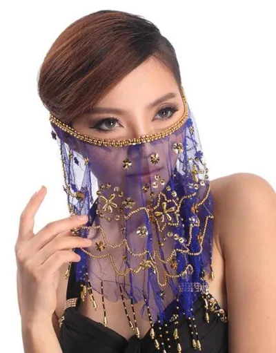 Face Veil Belly Dancing Costume Face Veil Belly Dancing Costume