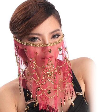 Face Veil Belly Dancing Costume Face Veil Belly Dancing Costume