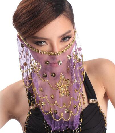 Face Veil Belly Dancing Costume Face Veil Belly Dancing Costume