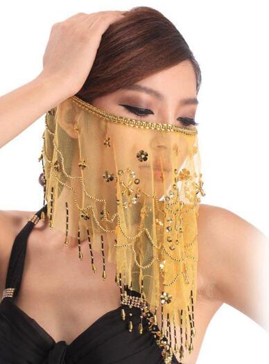 Face Veil Belly Dancing Costume Face Veil Belly Dancing Costume