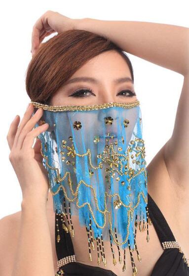Face Veil Belly Dancing Costume Face Veil Belly Dancing Costume