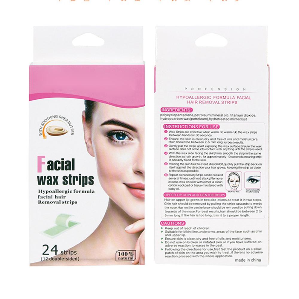 Face Wax Strips 24PC DIY Set Face Wax Strips 24PC DIY Set