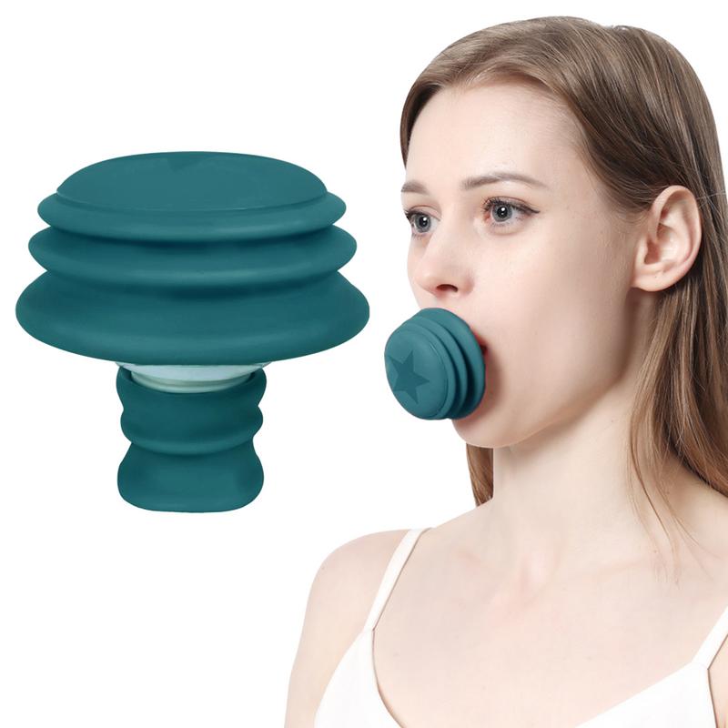 Facial Exerciser For Facial Muscle Facial Masseter Trainer Face And Neck Exerciser Double Chin Reducer Silicone Facial