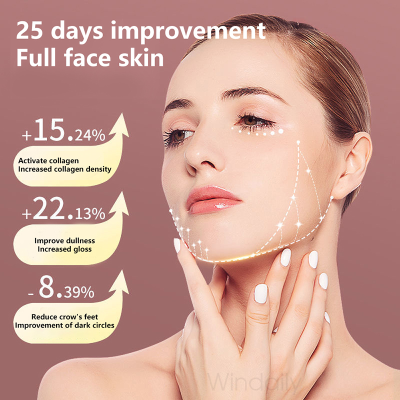 Facial Lifting Device LED Photon Therapy Facial Slimming Vibration Massager Double Chin V Face Shaped Cheek Lift Belt