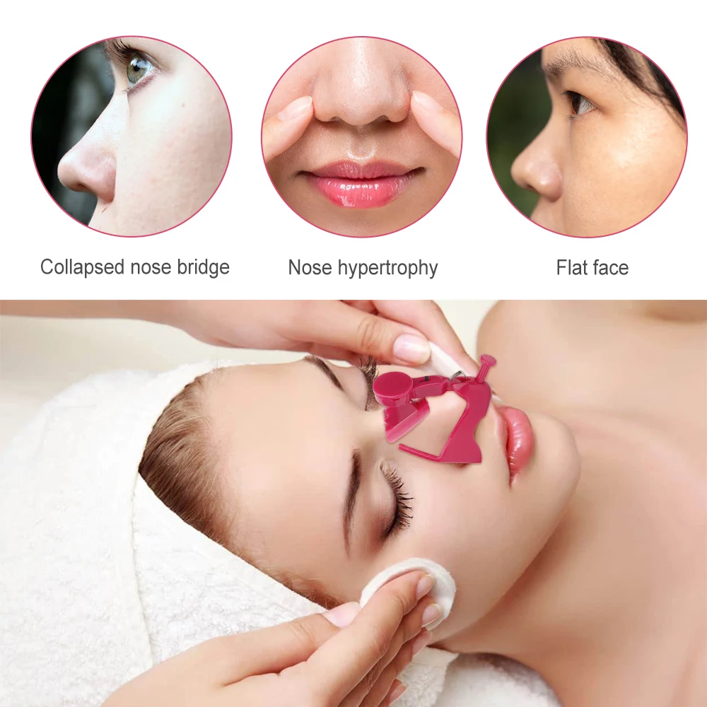 Facial Nose Corrector Nose Up Lifting Shaping Bridge Straightening Beauty Slimmer Device Soft Silicone Orthotic Beauty