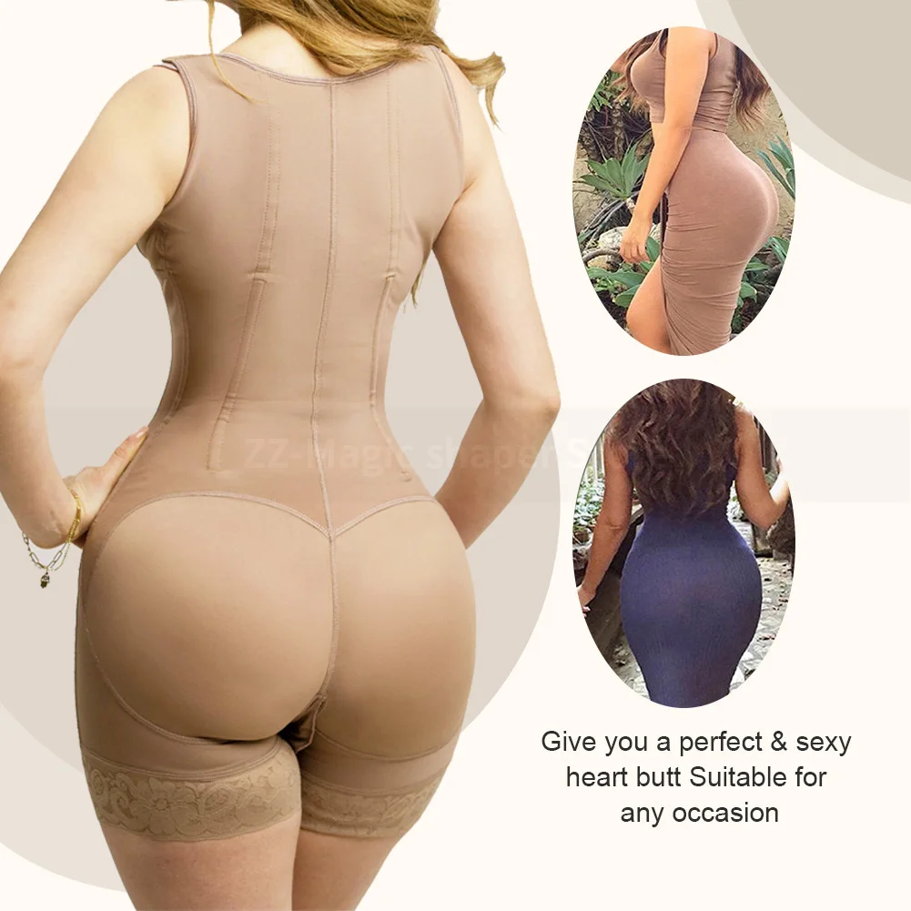 Fajas Colombiana Girdles Body Shaper Post Surgery BBL Waist Trainer Slimming Sheath Flat Belly Woman Corset Bodysuits
