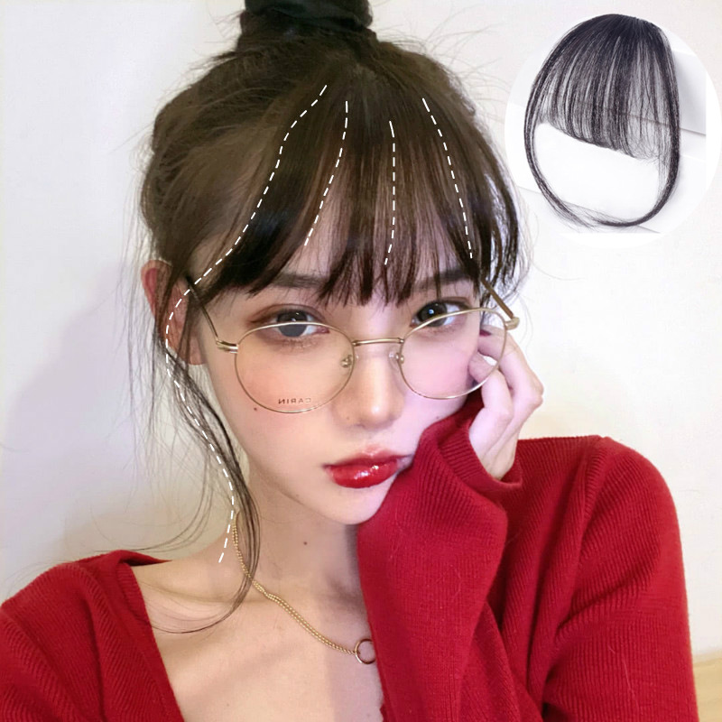 Fake Air Bangs Hair Styling Tools Hair Clip-In Extension Synthetic Hair Fake Fringe Natural False Hairpiece Women Clip Fake Air Bangs Hair Styling Tools Hair Clip-In Extension Synthetic Hair Fake Fringe Natural False Hairpiece Women Clip