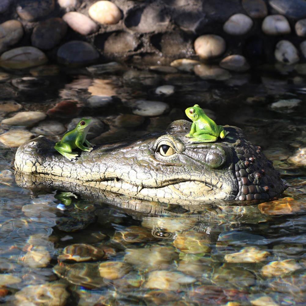 Fake Alligator Floating Head Decor Fake Alligator Floating Head Decor