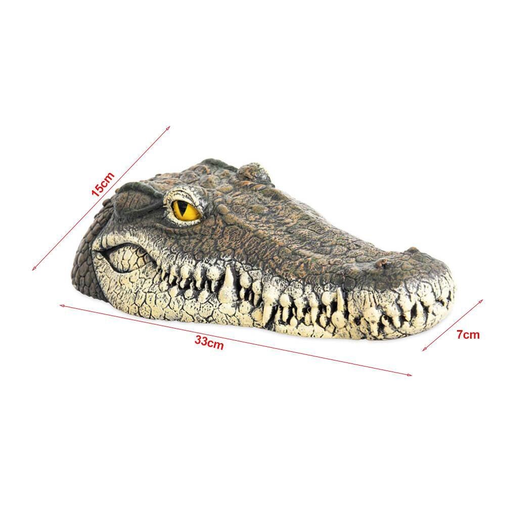 Fake Alligator Floating Head Decor