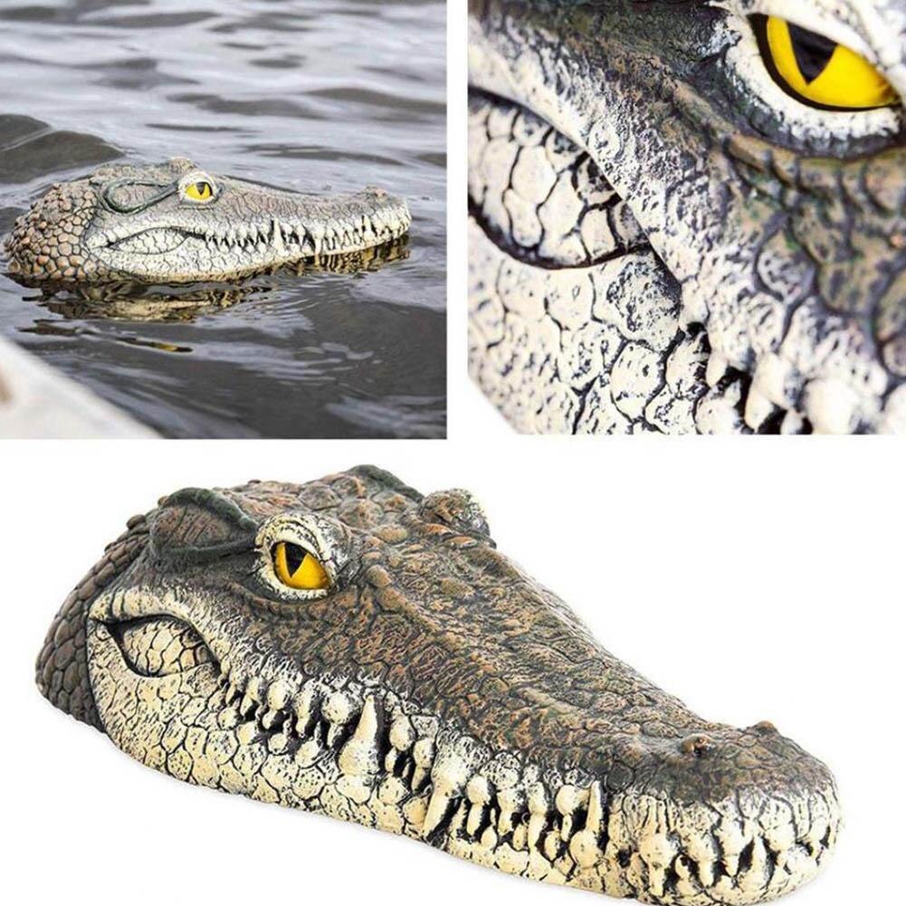 Fake Alligator Floating Head Decor