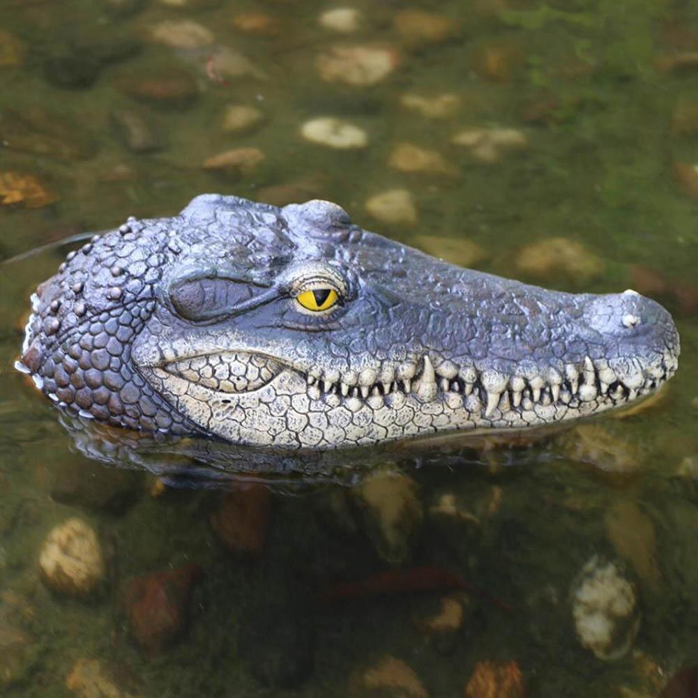 Fake Alligator Floating Head Decor