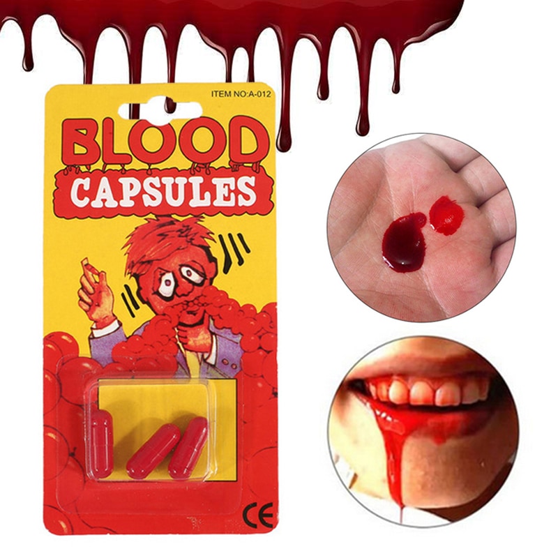 Fake Blood Capsule for Visual Effects Fake Blood Capsule for Visual Effects